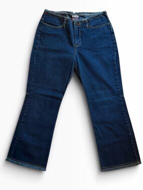 Y2K One Tuff Babe Low Rise Raw Hem Flare Jeans